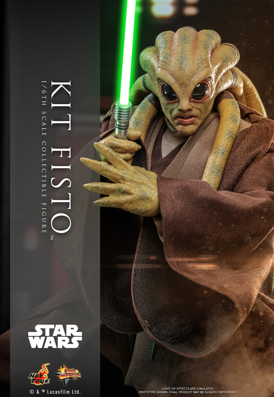 Star Wars Episode III Revenge Of The Sith Kit Fisto Scale Figure Hot Toys MMS
