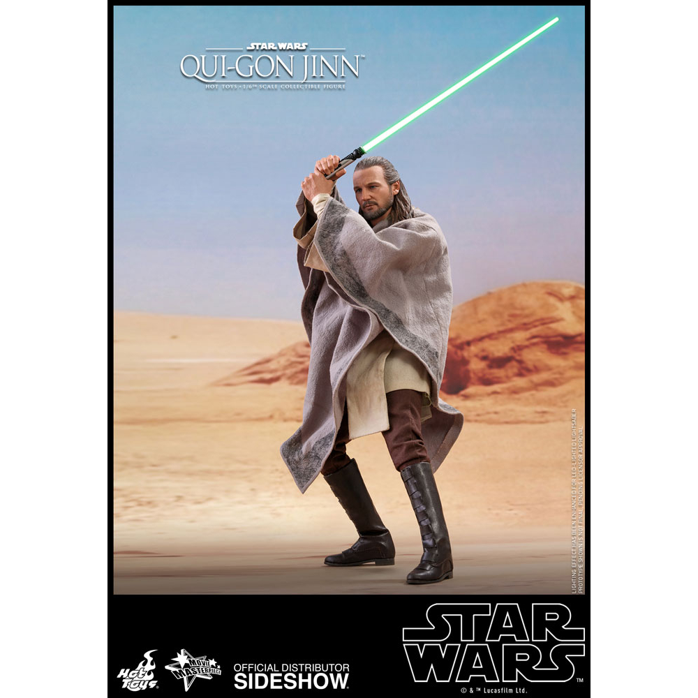 Star Wars Qui Gon Jinn Figure Hot Toys