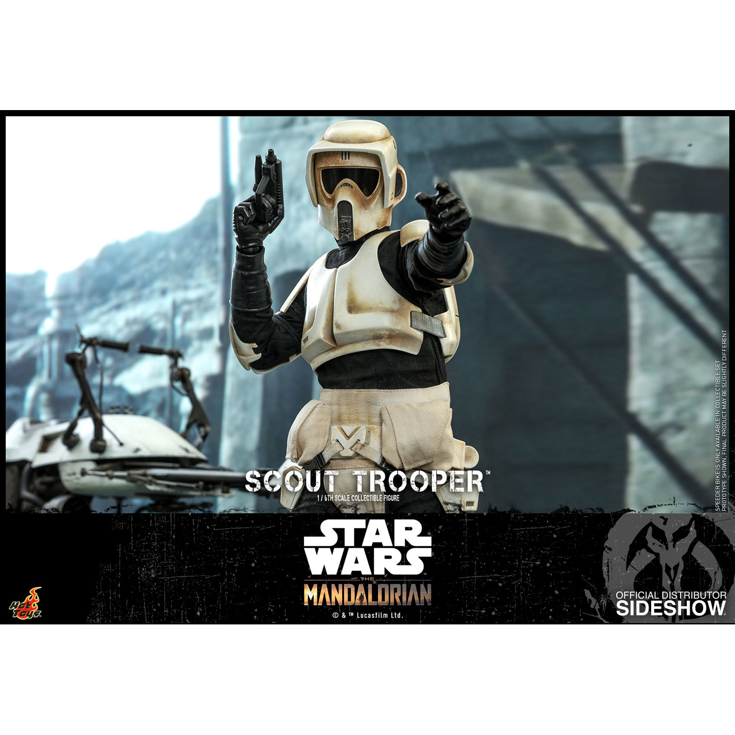 Star Wars Scout Trooper The Mandalorian 1 6 Figure Hot Toys 906339 TMS016