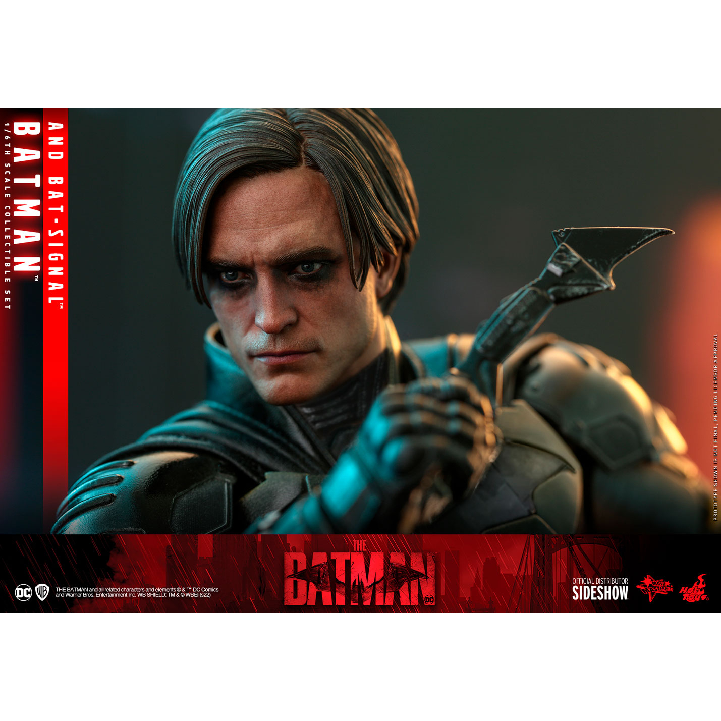 Dc Batman And Bat Signal The Batman Scale Collectible Set Hot Toys Mms