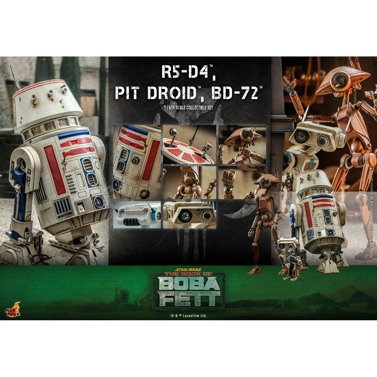 Star Wars R D Pit Droid And Bd Scale Figure Hot Toys