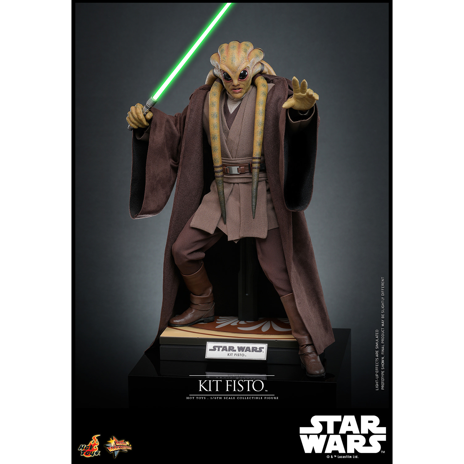 Star Wars Episode III Revenge Of The Sith Kit Fisto 1 6 Scale Figure Hot Toys 904939 MMS751