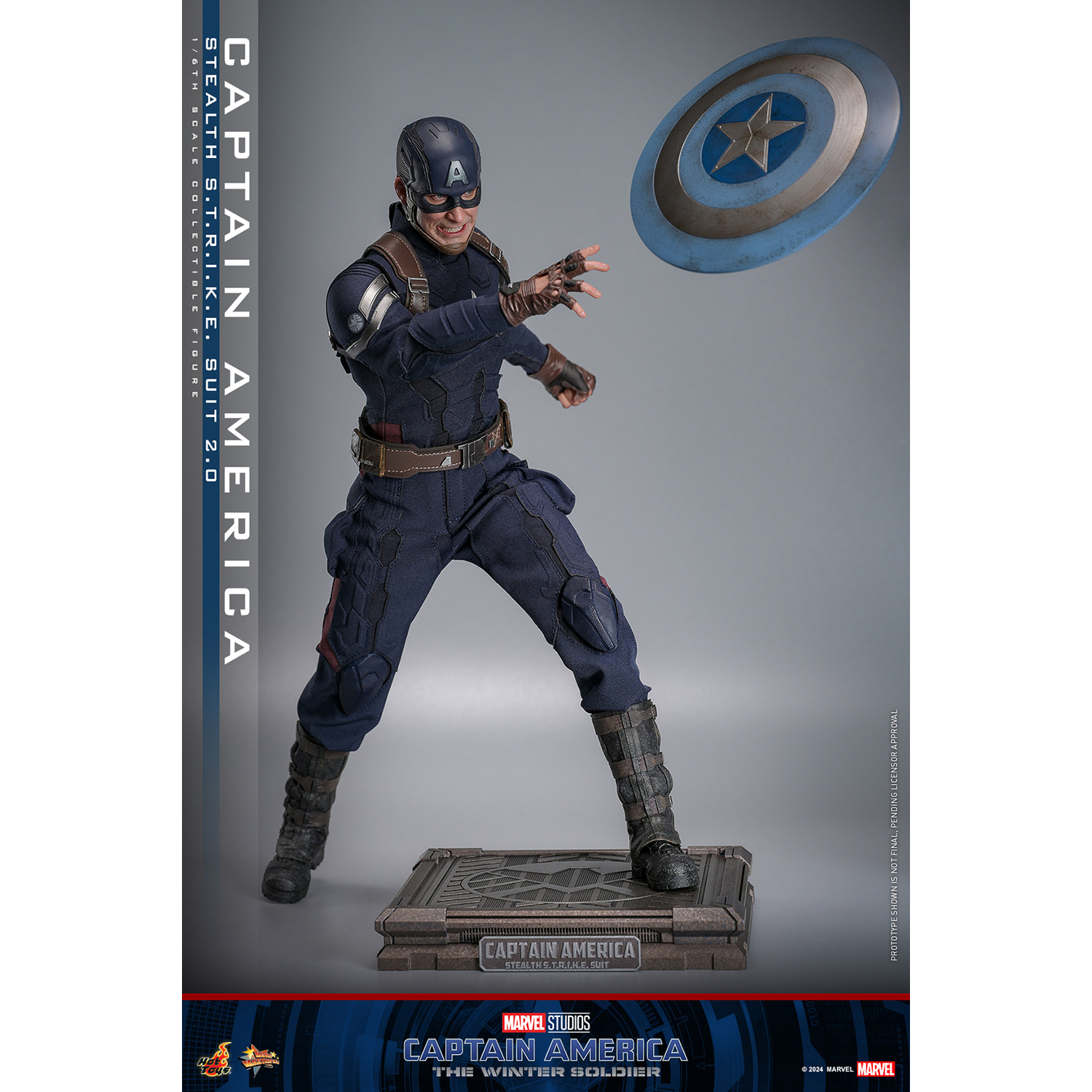 Marvel Captain America Stealth S T R I K E Suit 2 0 1 6 Scale Figure Hot Toys MMS783 913994