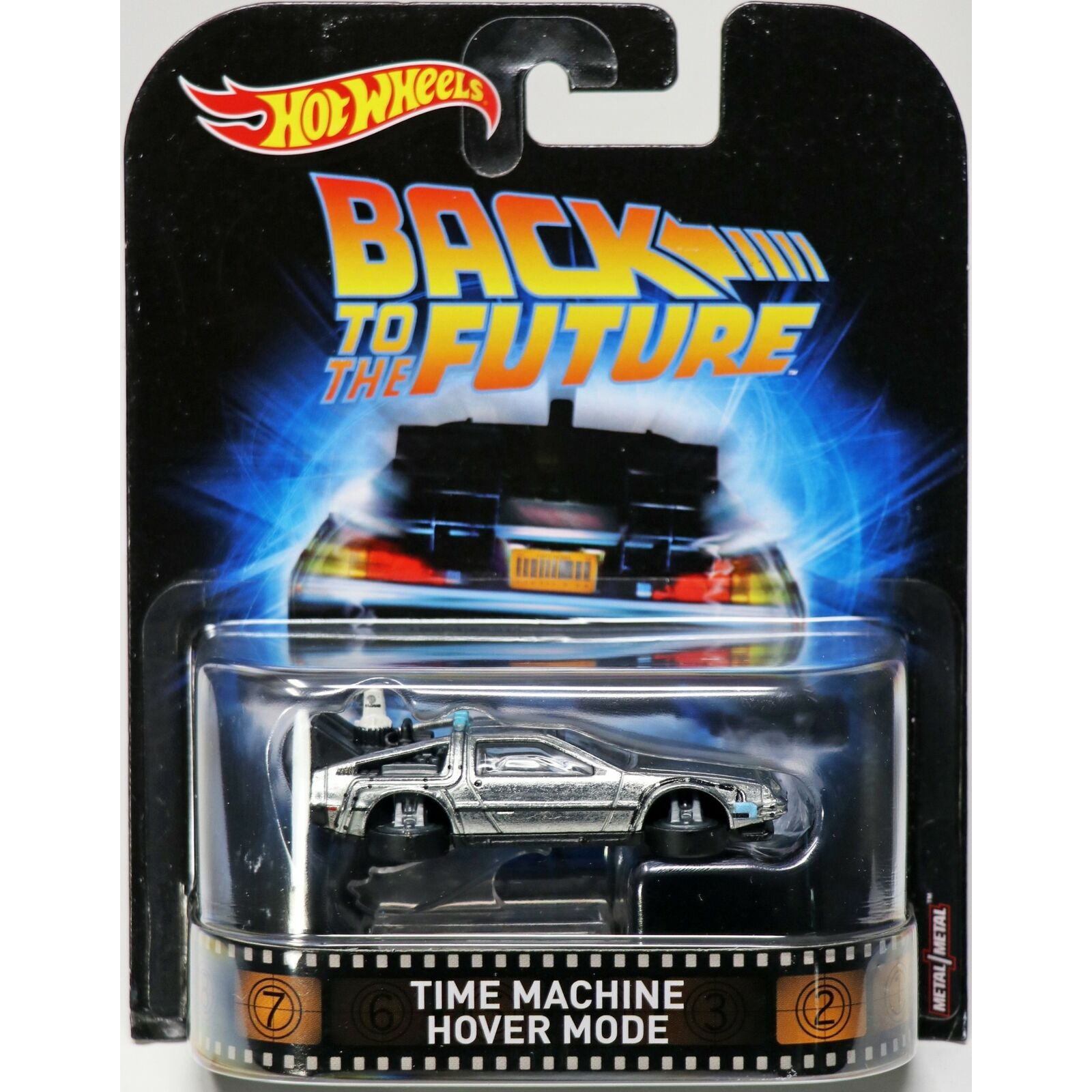 Back To The Future De Lorean Time Machine Hover Mode Hot Wheels DWJ L