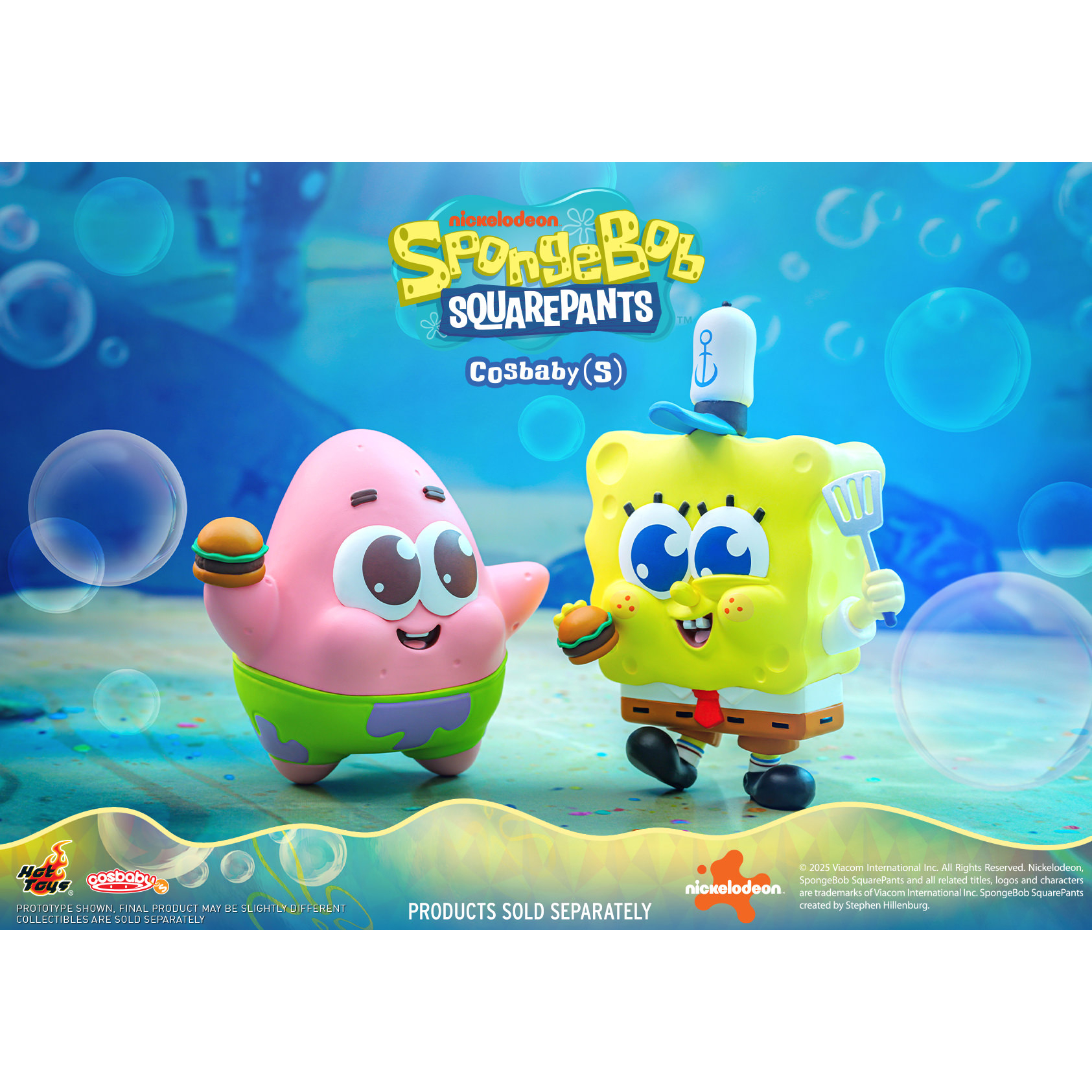 Spongebob Cosbaby Collectible Figure Hot Toys Cosb