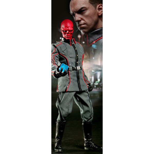 Red Skull In Action Figure Hot Toys Mms Product Opened And Displayed
