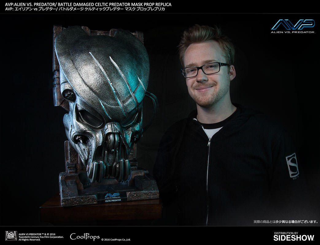 ケルティックプレデターマスク バトルダメージ プロップレプリカ