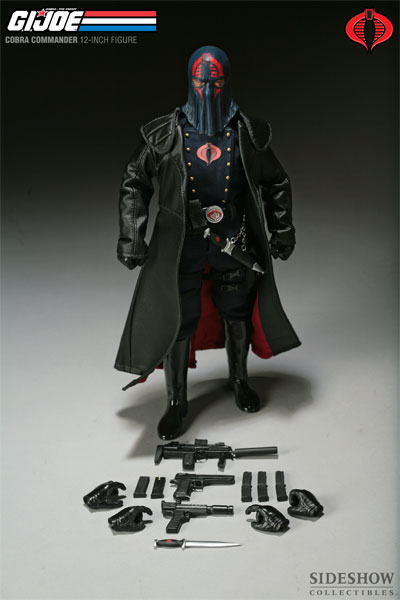 Joe Deluxe Cobra Commander 12 in action figure Sideshow 2614