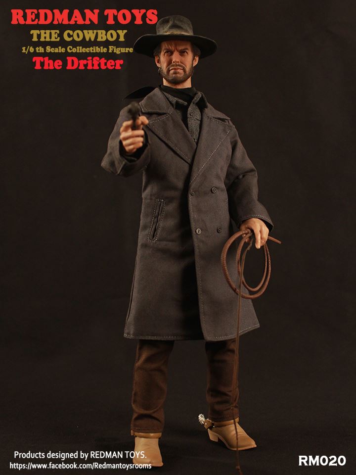 The Cowboy The Drifter style Clint Eastwood 1 6 scale figure Redman Toys RM020