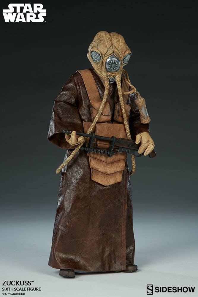 新品未開封 ザッカス 1/6 フィギュア サイドショウ Zuckuss Star Wars Zuckuss bounty hunter 1:6 action figure Sideshow