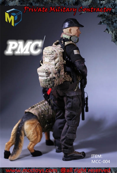 ミリタリー 1/6 PMC PRIVATE MILITARY CONTRACTORS Private Military Contractor figure with dog 1:6 MCC Toys MCC-004