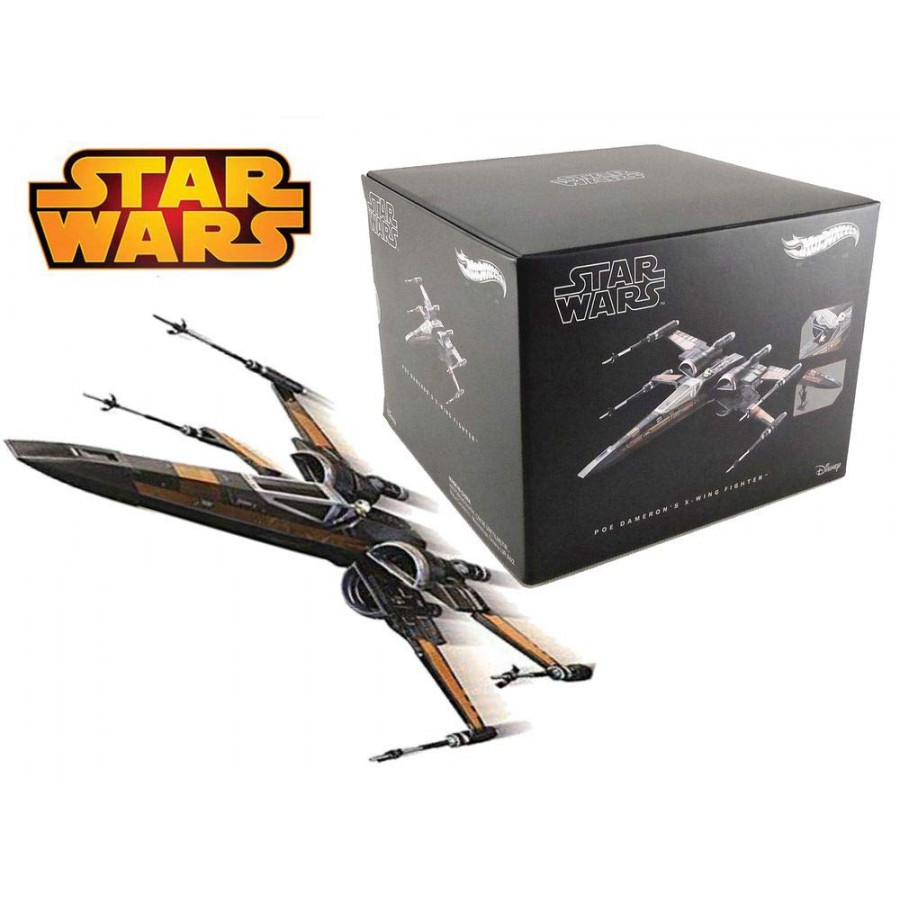 Star Wars Poe Dameron's XWing Fighter Elite Hot Wheels 6 pouces DHG08
