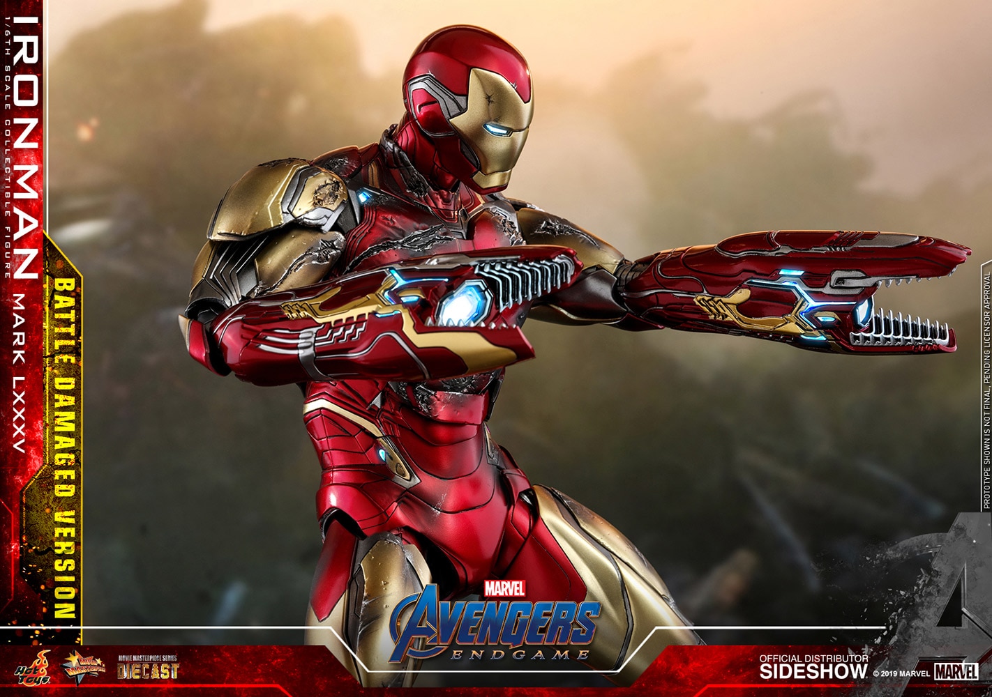 Marvel Iron Man Mark LXXXV (Battle damaged version) Avengers