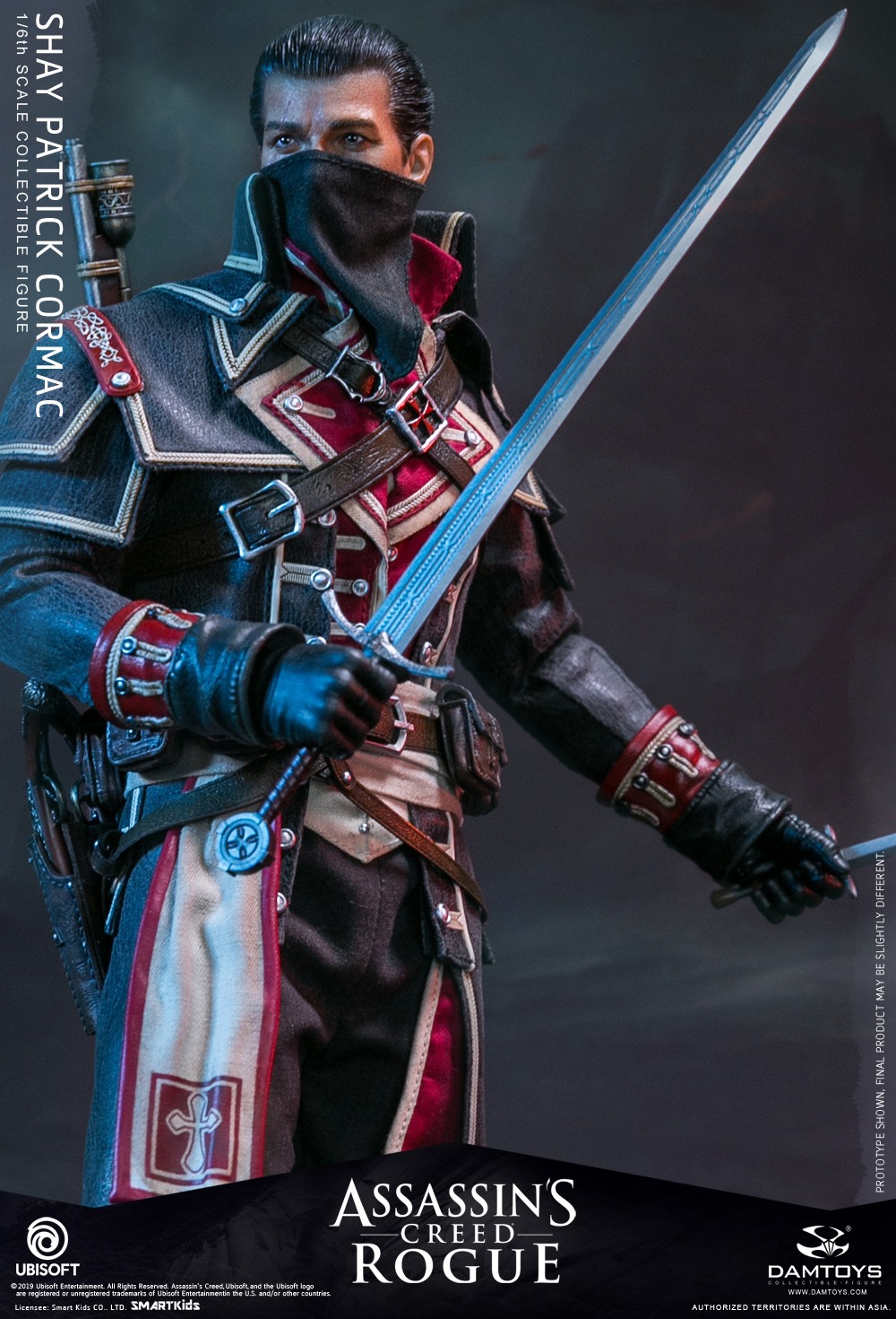 Assassin's Creed Rogue シェイパトリックコーガンフィギュア Assassin Creed Rogue Shay Patrick Cormac 1:6 figure DamToys