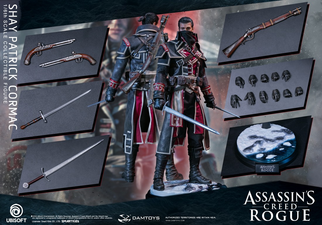 Assassin's Creed Rogue シェイパトリックコーガンフィギュア Assassin Creed Rogue Shay Patrick Cormac 1:6 figure DamToys