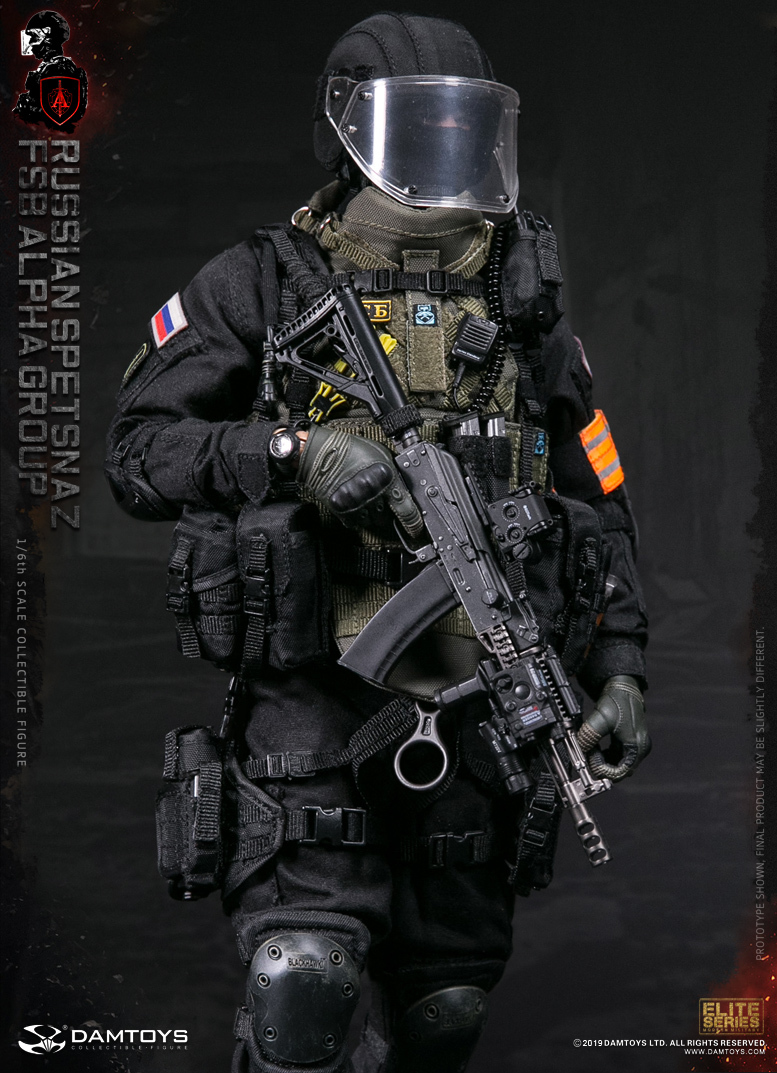 Russian Spetsnaz FSB Alpha Group 1:6 figure DamToys 78064