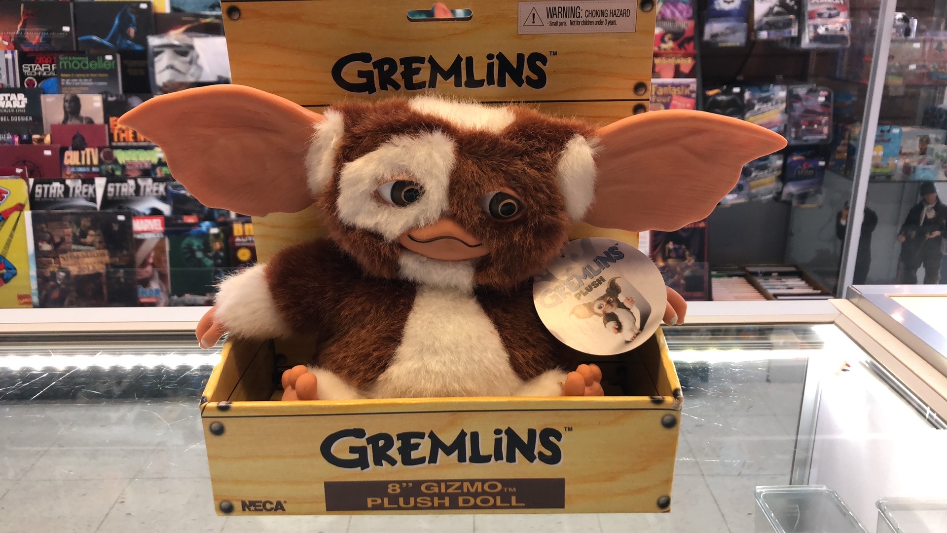 Gremlins Gizmo 8-inch Plush Doll NECA