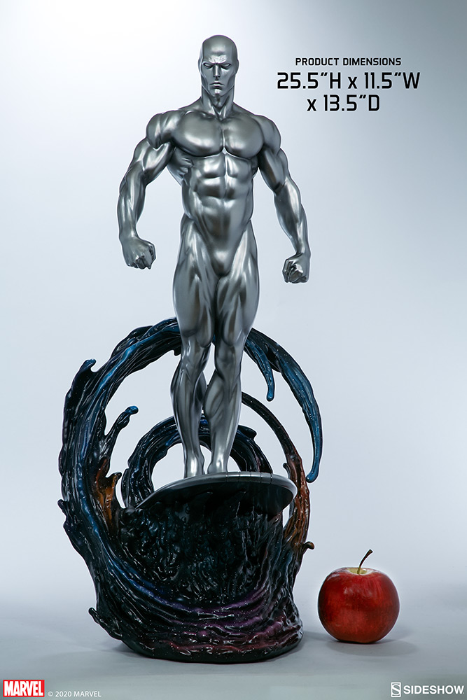 SIDESHOW 400358 シルバーサーファー Silver Surfer Silver Surfer Maquette 25-inch Sideshow Collectibles 400358