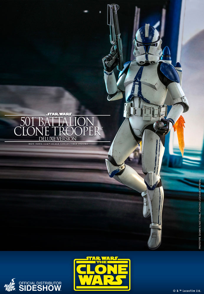 Star Wars Clone Trooper Deluxe Bust 限定版 Hot Toys - Star Wars The Clone Wars - 501st Battalion Clone