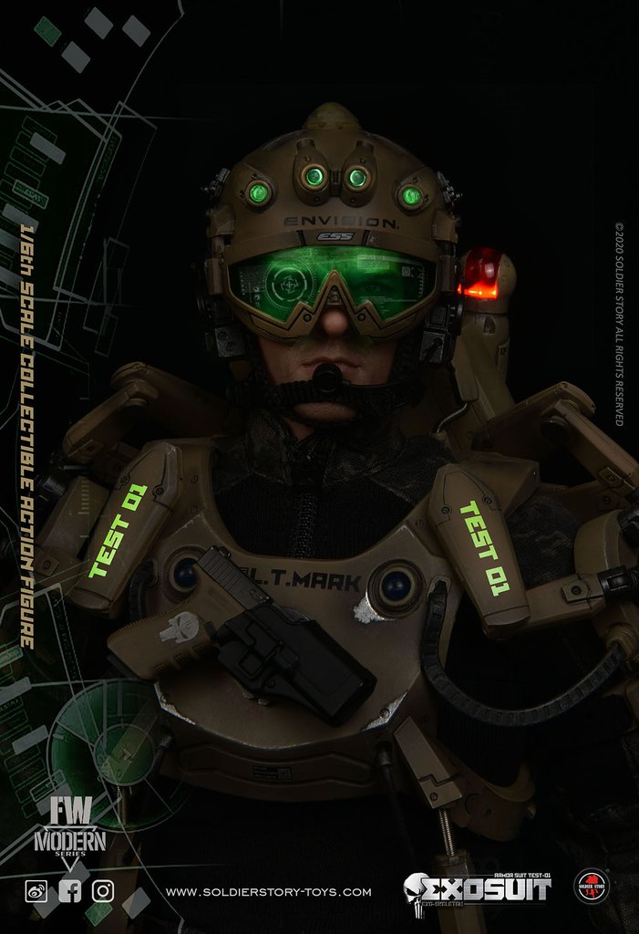 1/6 Scale Toy Exo Suit 