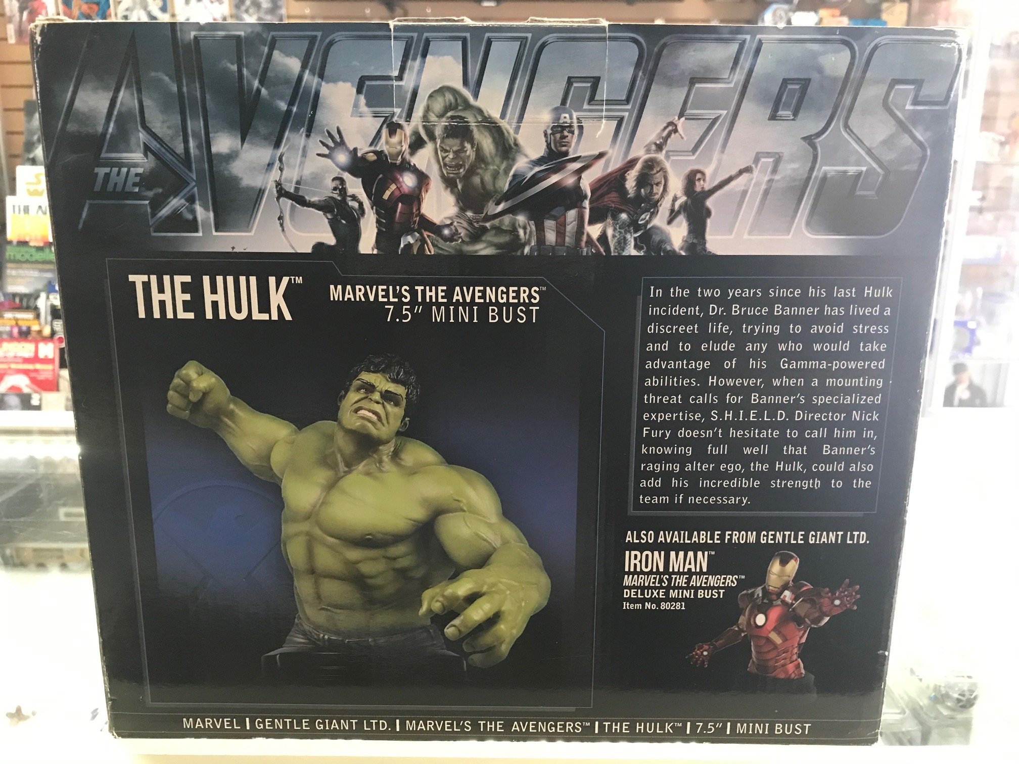 E*a様 HULK MINI-BUST / MARVEL Hulk Marvel Avengers mini bust Gentle Giant 80294