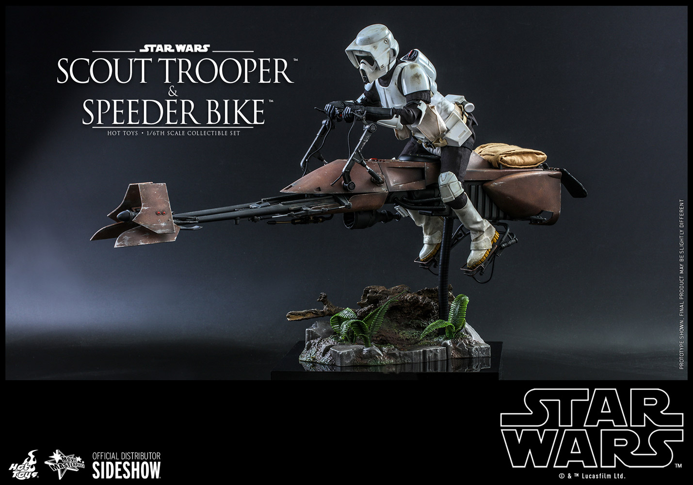 SF・ファンタジー・ホラー STAR WARS Speeder Bike Moto Speeder Star Wars Imperial AT-ST & Speeder Bike SF・ファンタジー・ホラー