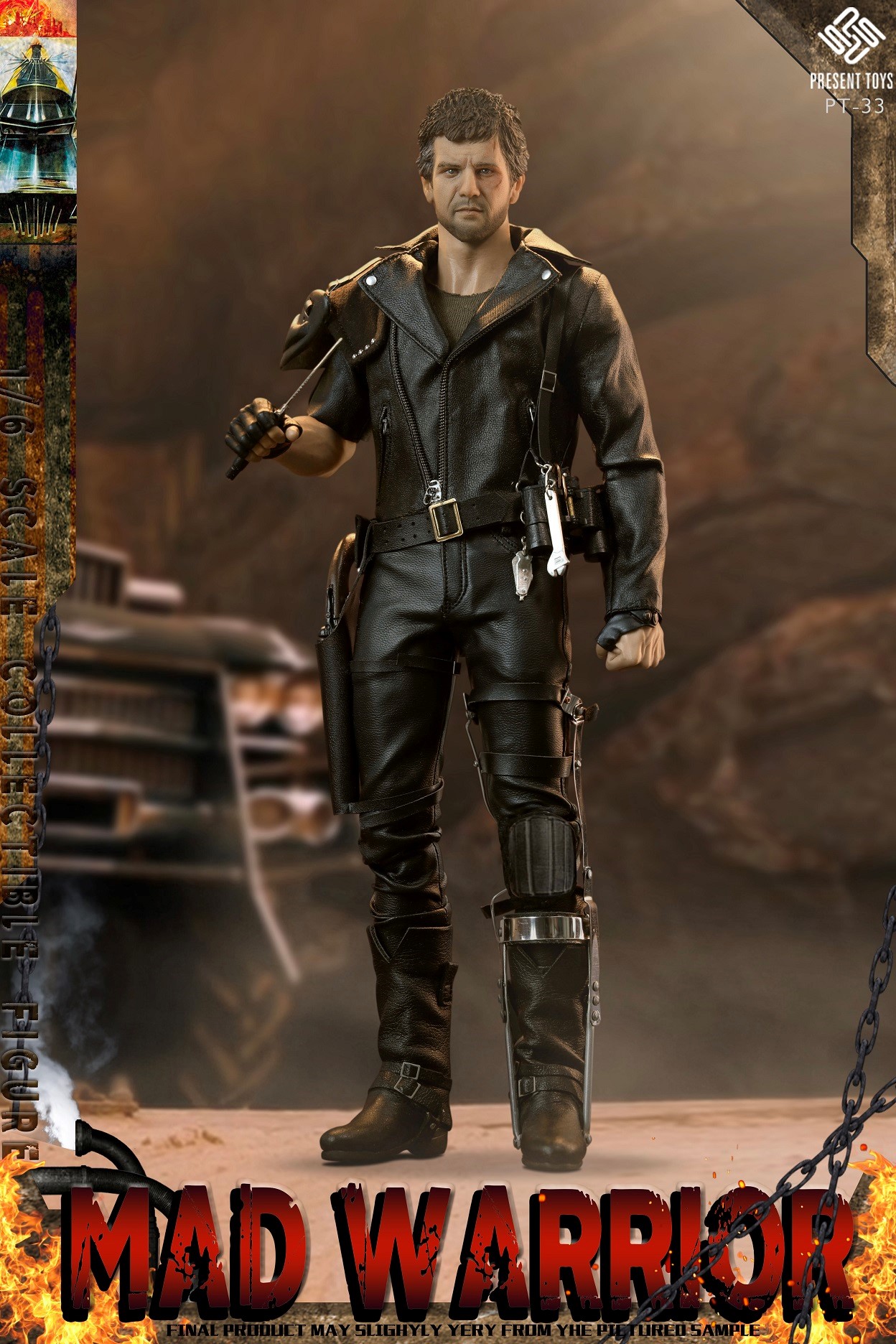 Mad Max フィギュアセット 6体 マッドマックス ロードウォリアー マックス＆ドッグ アクション