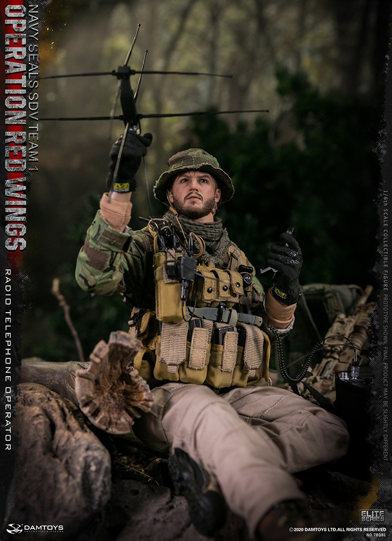 1/6　OPERATION RED WINGS RADIO TELEPHONE DAM Toys - Operation Red Wings NAVY SEALS SDV Team 1 Radio