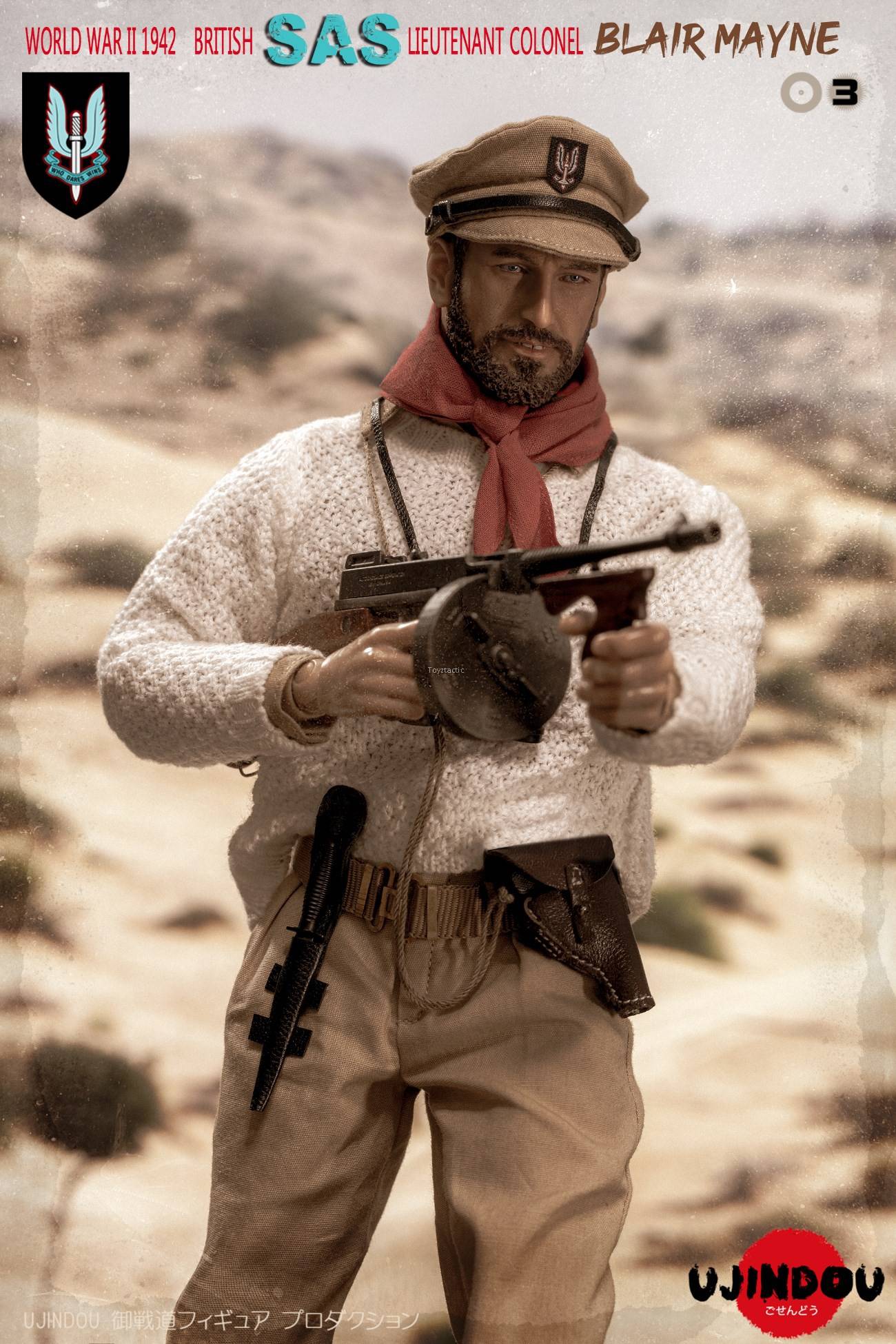 SAS British Lieutenant Colonel Blair Mayne (WWII 1942) 1:6 scale