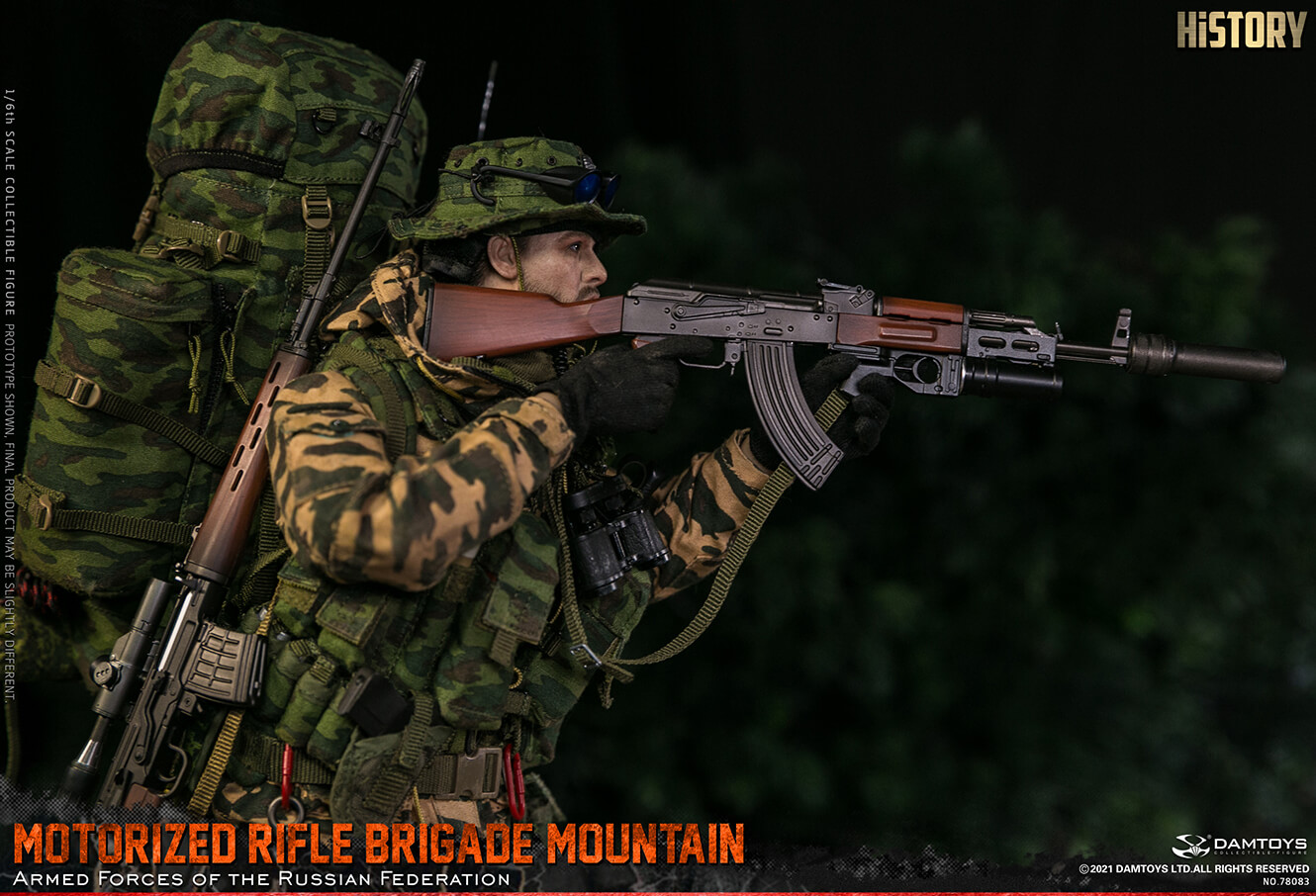 Motorized Rifle Brigade Mountain フィギュア Russian Motorized Rifle Brigade - Mountain Flora Camo Combat