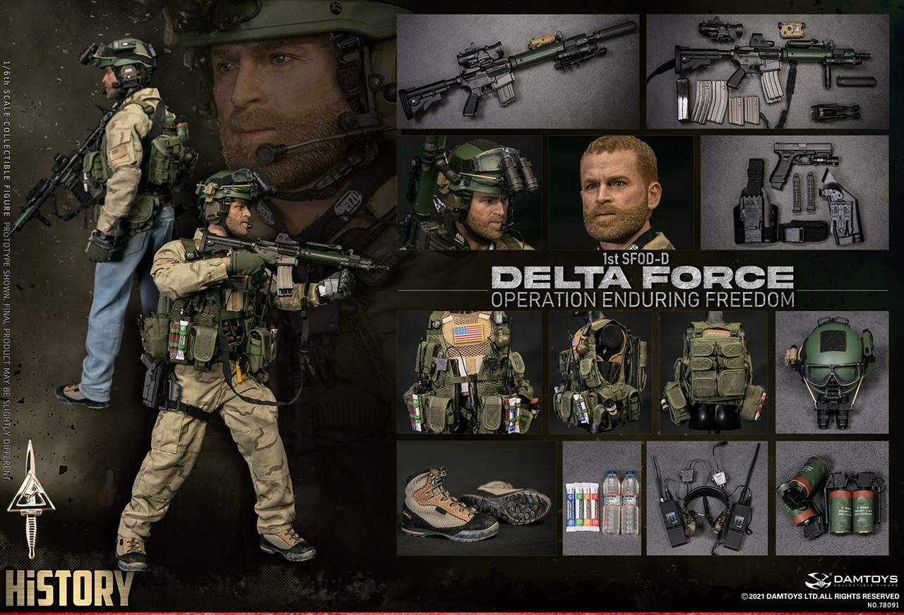 Delta Force 1st SFOD-D Operation Enduring Freedom 1:6 Scale