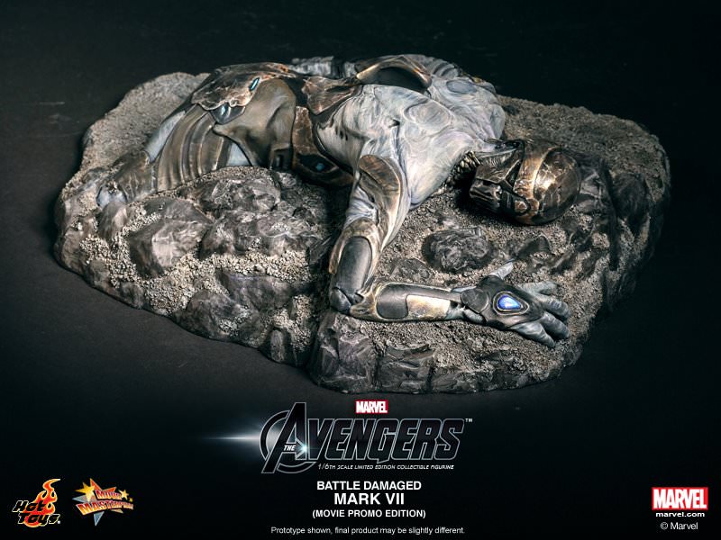 Marvel Iron Man Mark VII Battle Damaged Version 1:6 Scale Action