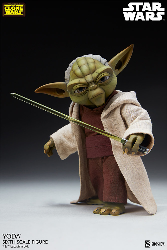 Star Wars 1/6 Yoda Pre-Colored Plastic Model (New Package