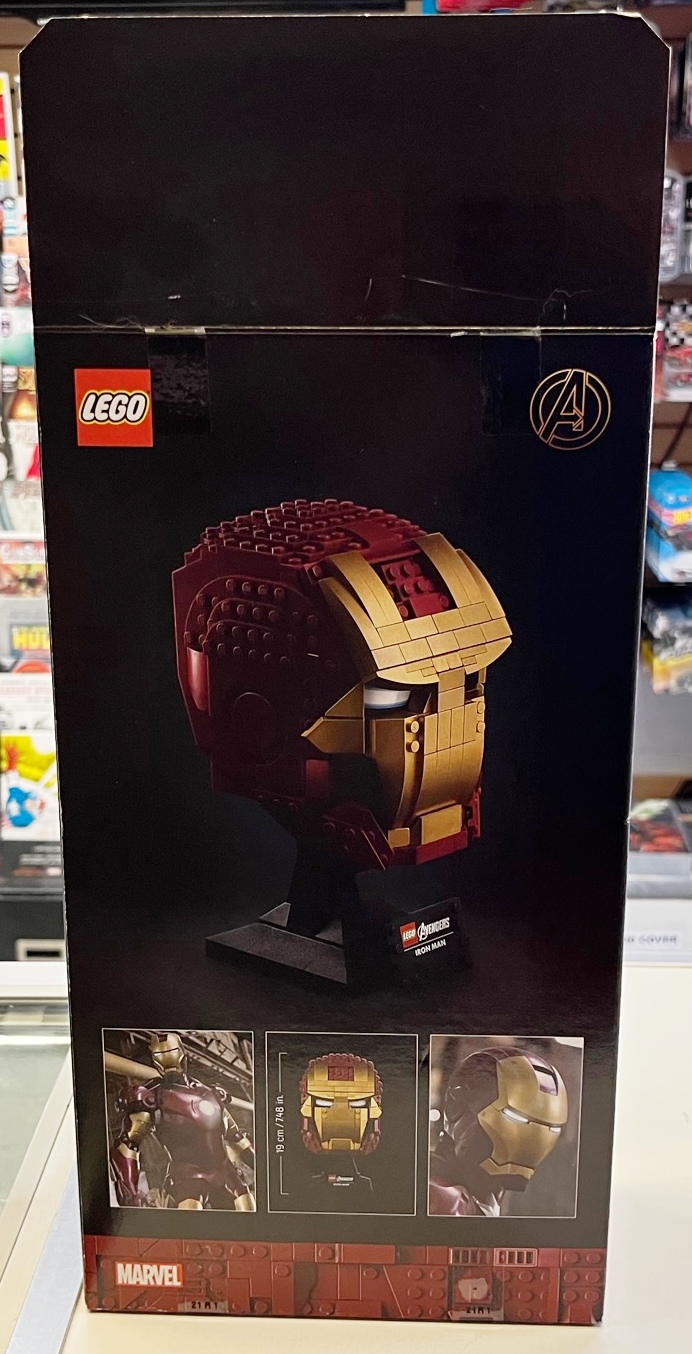 Lego 76165 marvel iron man helmet stores best sale