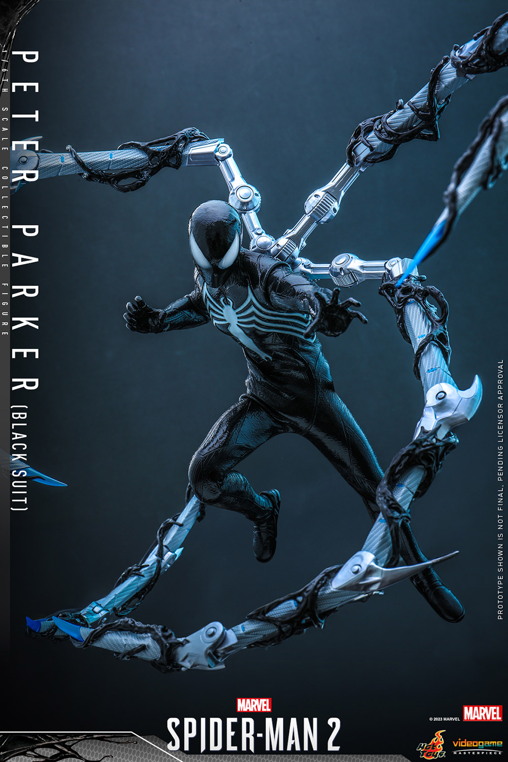 Marvel's Spider-Man 2 Peter Parker (Black Suit) 1:6 Scale Figure