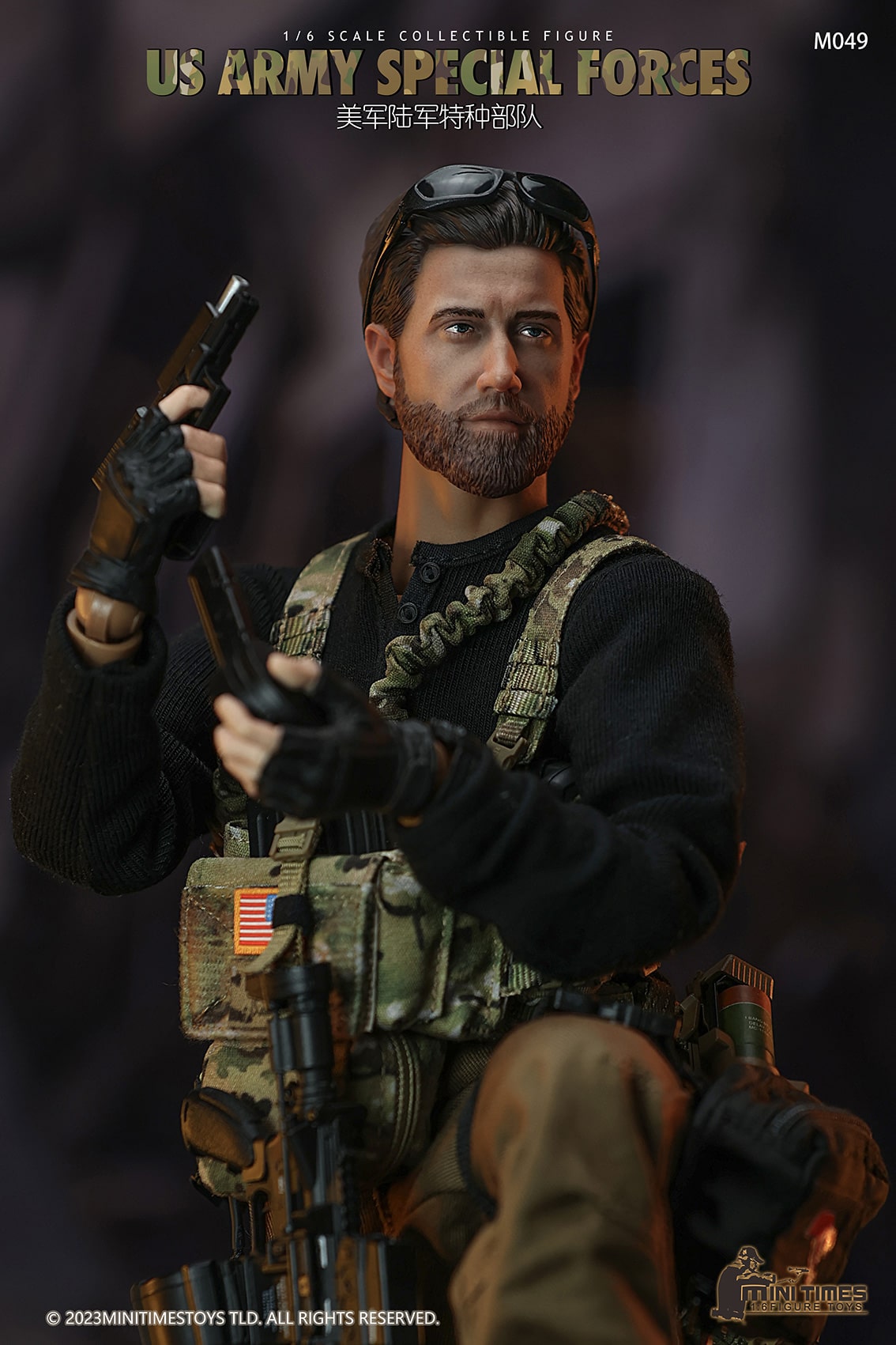 US Army Special Forces Figurine Échelle 1:6 Mini Times M049