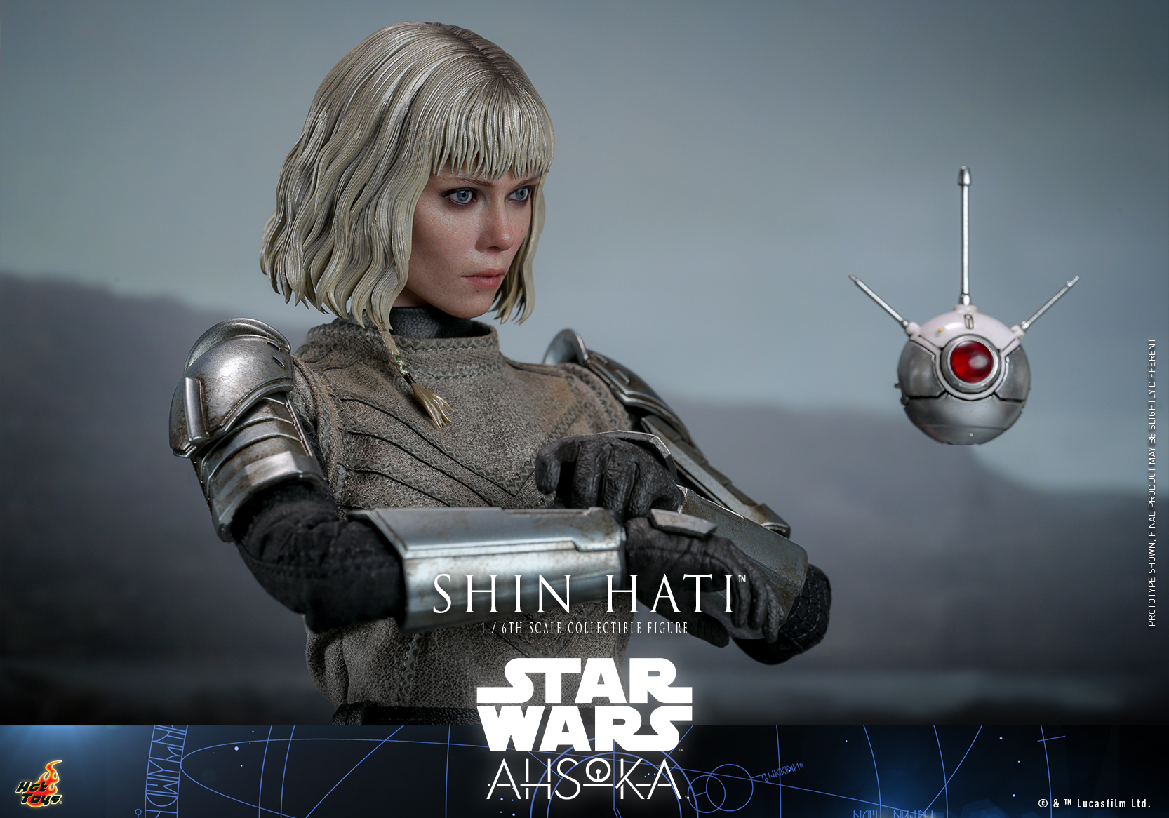 SHIN HATI 1/6スケールフィギュア ホットトイズ 1/6 スター・ウォーズ：アソーカ シン・ハティ 未開封
