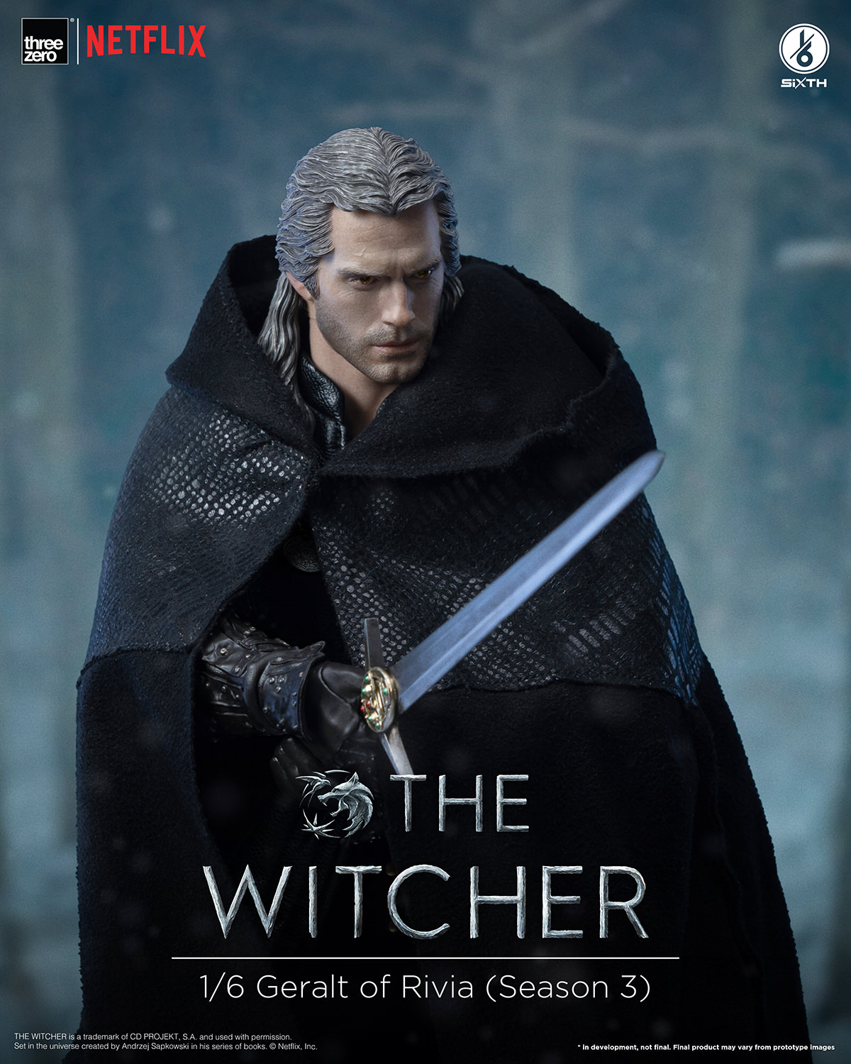 The Witcher Geralt of Rivia (Season 3) 1:6 Scale Figure