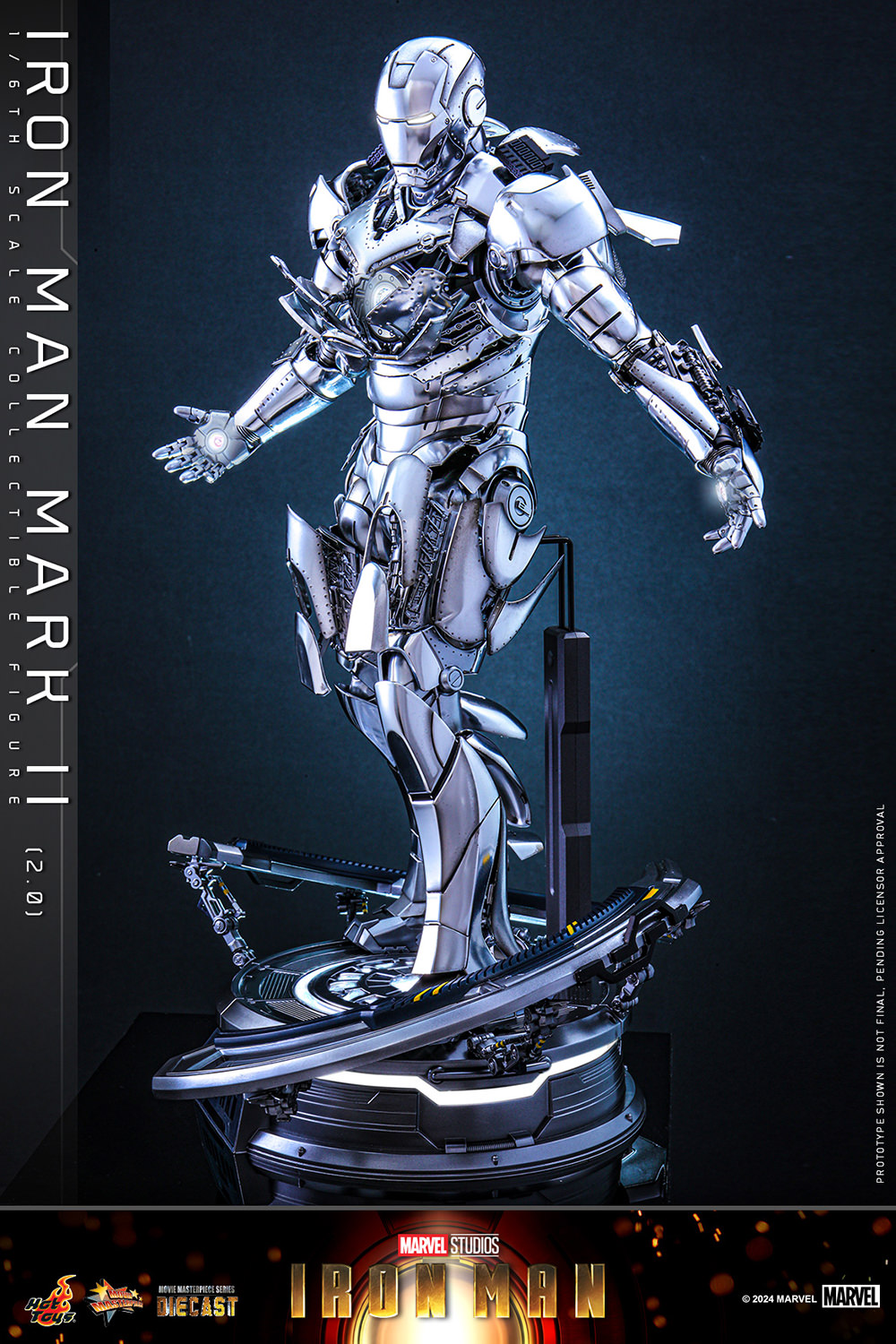 Marvel Iron Man Mark II (2_0) 1:6 Scale Figure DIECAST Hot