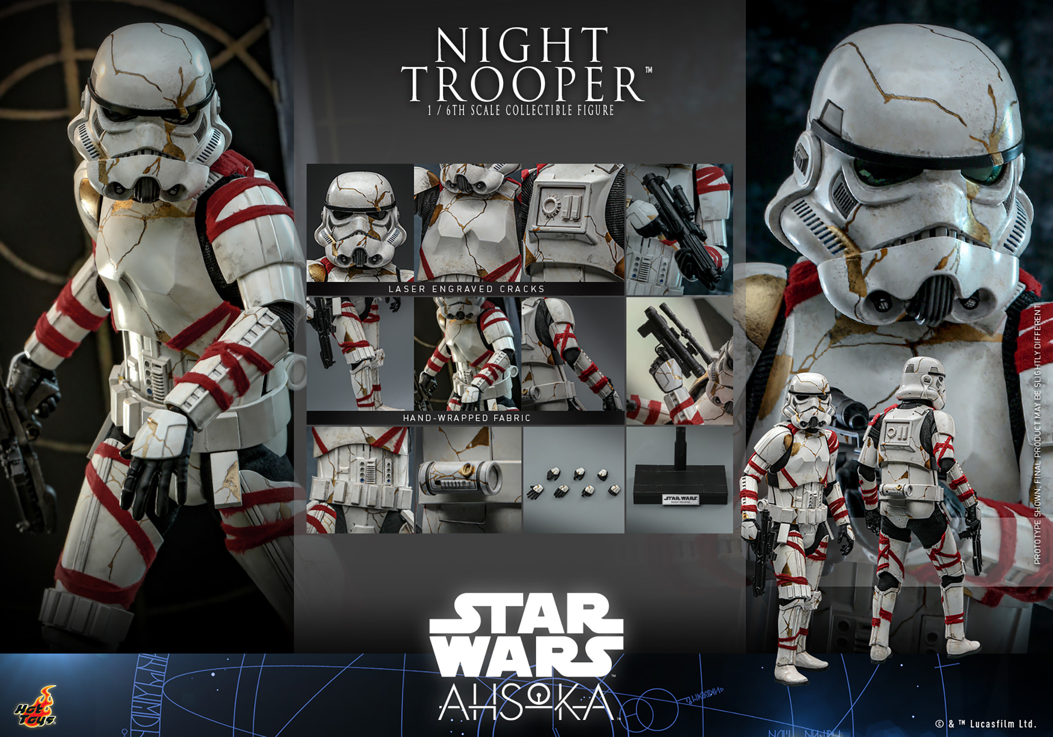 Star Wars Night Trooper 1:6 Scale Figure Hot Toys 912993