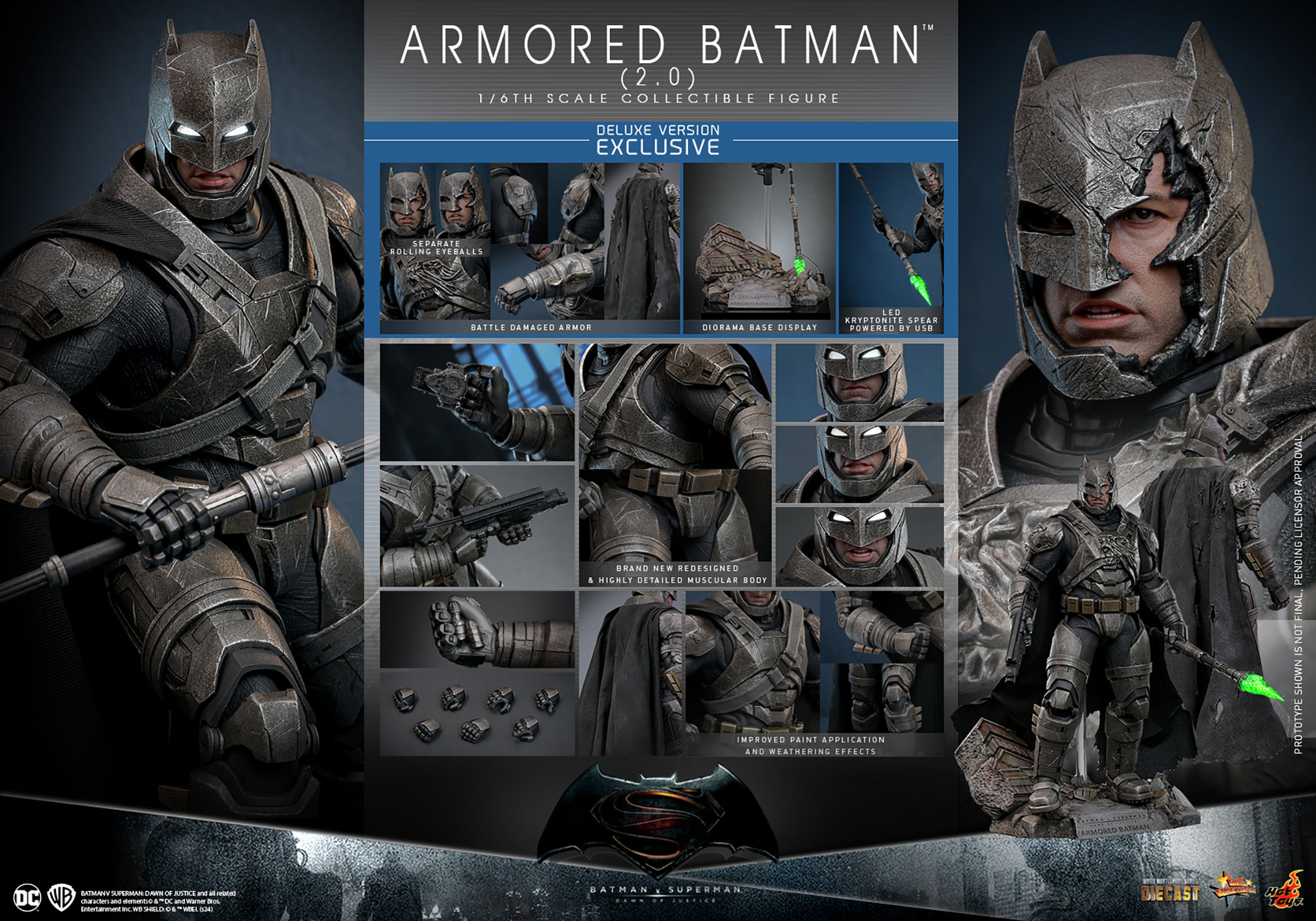 DC Armored Batman (2_0) (Deluxe Version) 1:6 Scale Figure