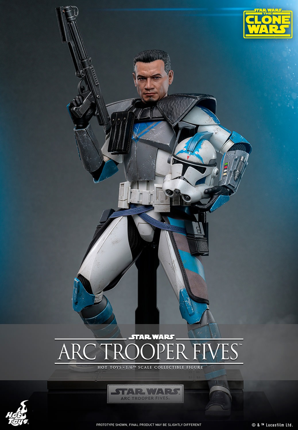 Star Wars The Clone Wars ARC Trooper Fives 1:6 Scale Figure