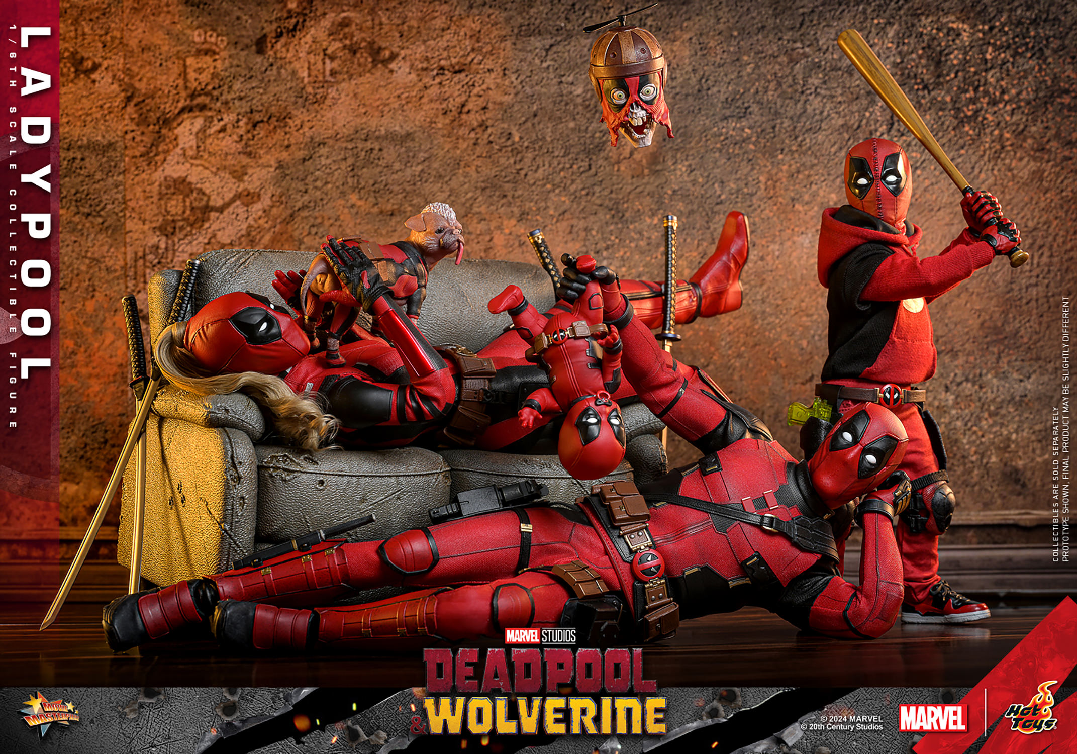 Ladypool 1/6スケールフィギュア Ladypool Sixth Scale Figure by Hot Toys | Sideshow Collectibles