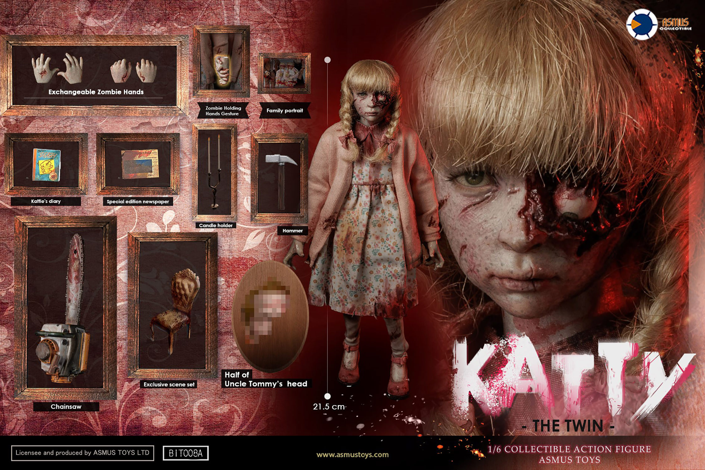 人形 ASMUS TOYS KATTY 1/6 Pre-order Asmus Toys BIT008A 1/6 BITTEN series KATTY Collectible