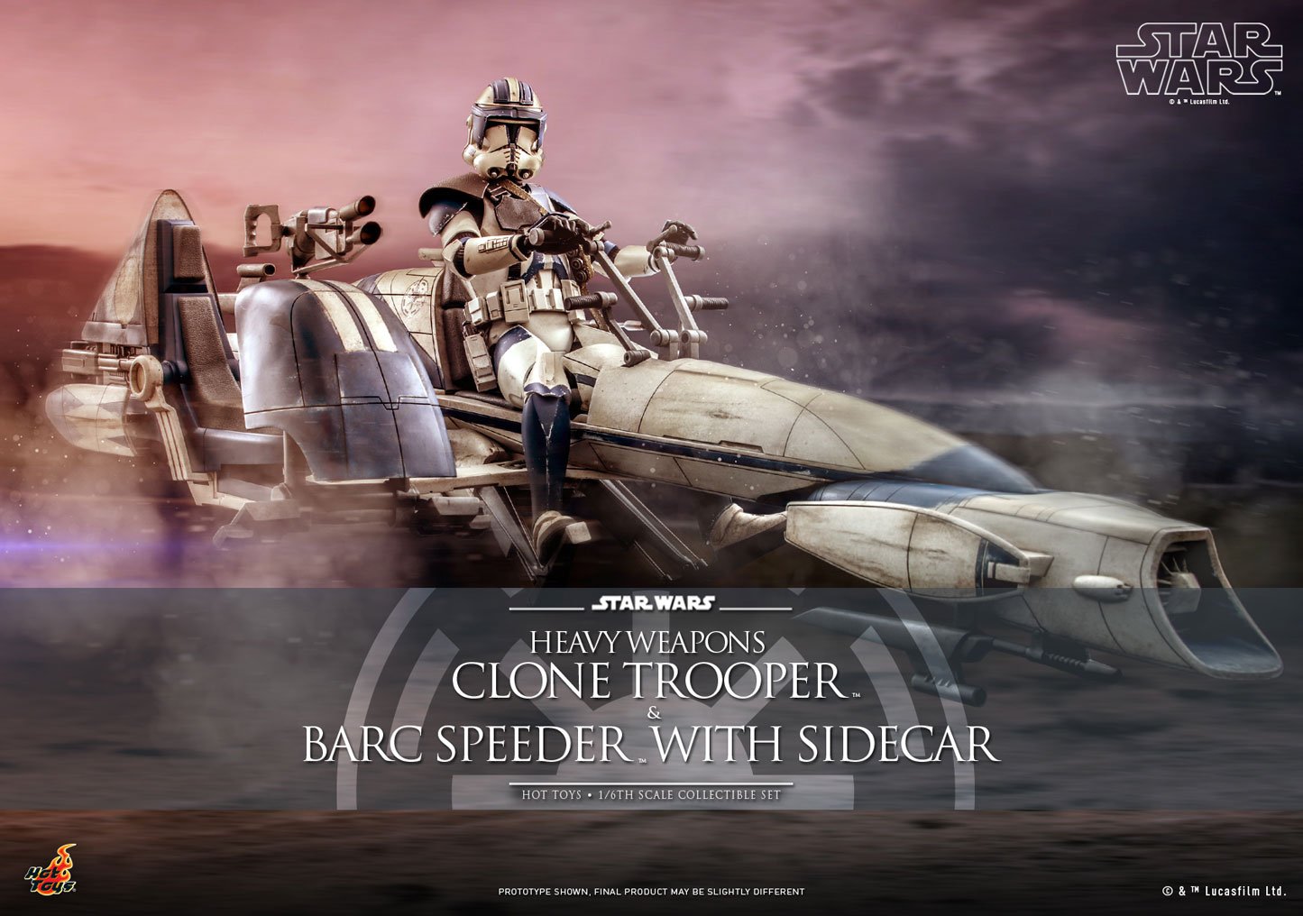 Star Wars: The Clone Wars - Heavy Weapons Clone Trooper and