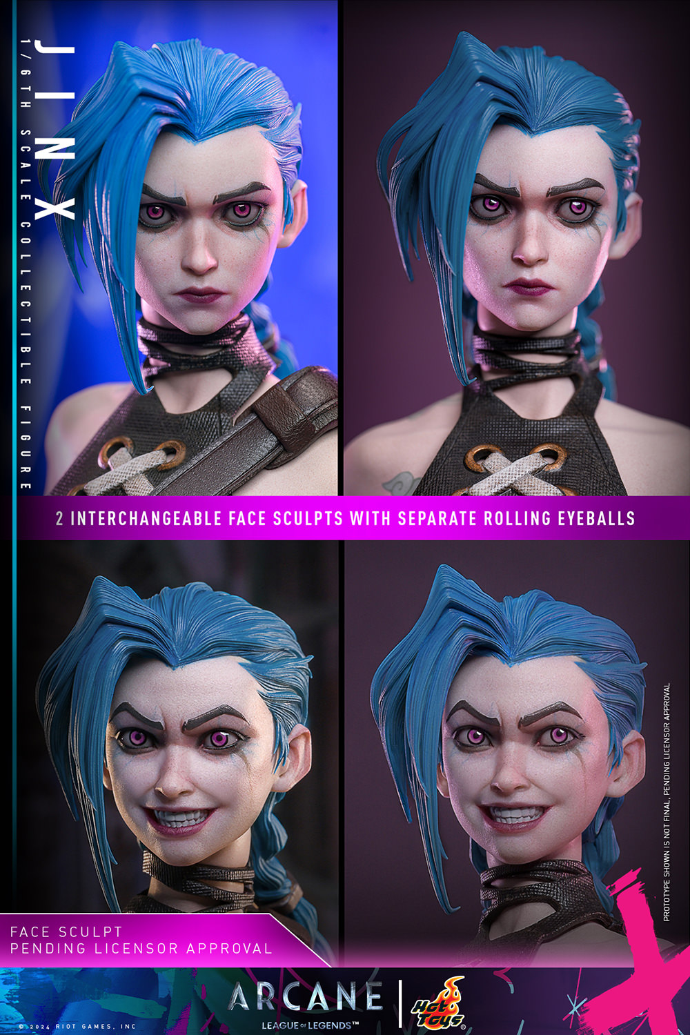 League of Legends Jinx 1:6 Scale Figure Hot Toys TMS137 913946