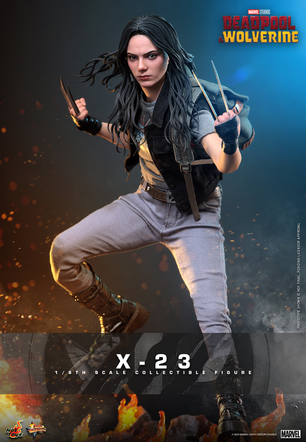 Marvel X-23 (from Deadpool & Wolverine) 1:6 Scale Figure Hot Toys