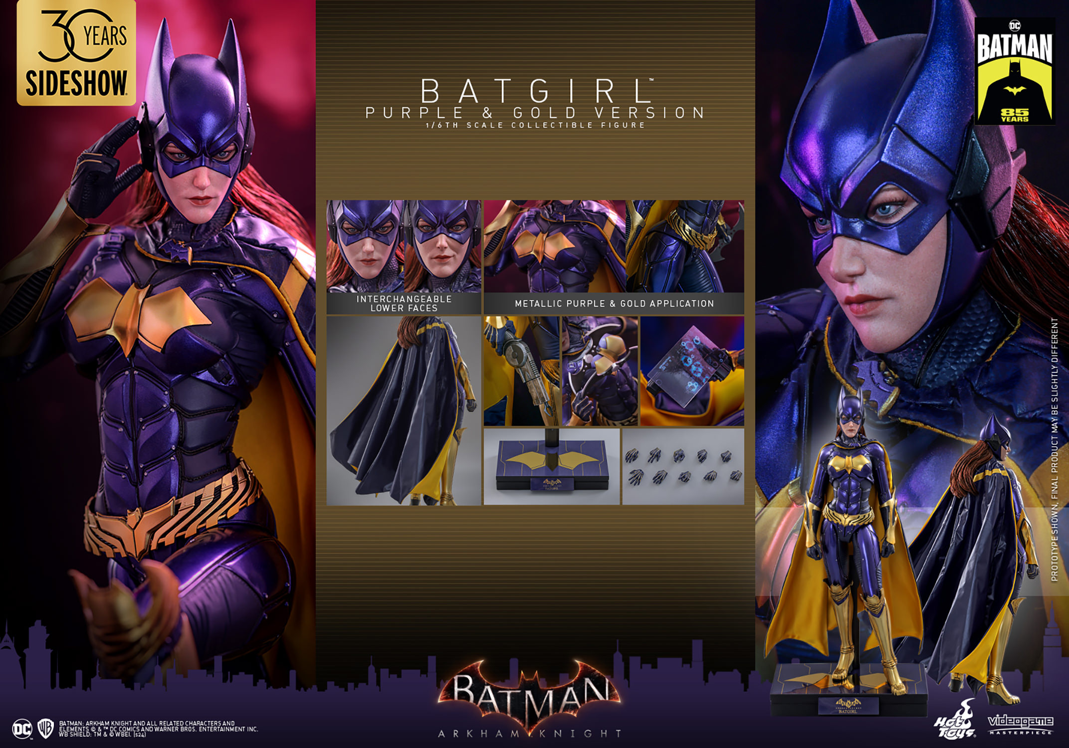DC Batgirl (Purple and Gold Version) from Batman: Arkham Knight 1