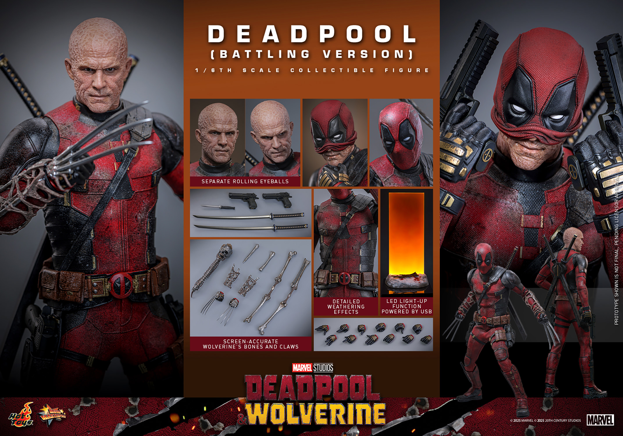 Marvel Deadpool Battling Version (From Deadpool & Wolverine