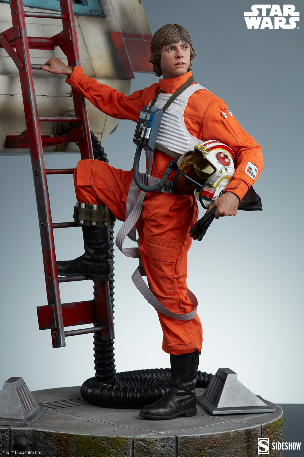 Luke Skywalker™ & X-Wing: Red Five, Standing By Premium